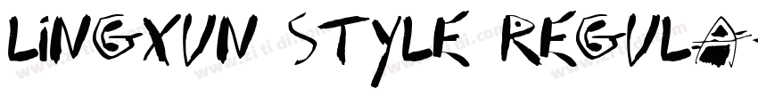 Lingxun style regula字体转换